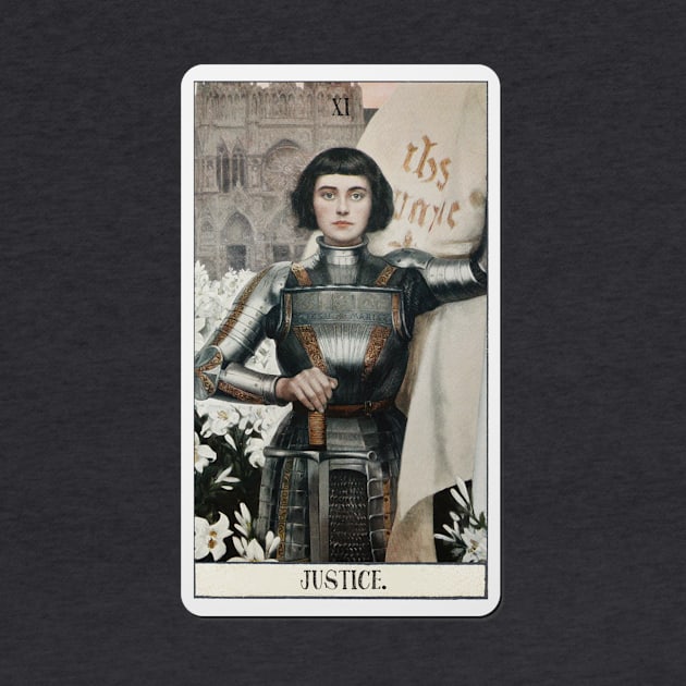 justice tarot card by pripple